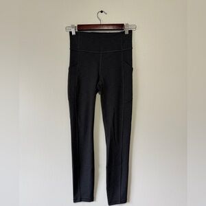 Lululemon Align High Rise Pocket Leggings Charcoal Heathered‎ Size 4 W5CQLS